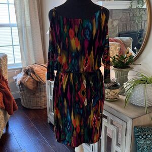 Colorful Geometric Pattern Dress size small